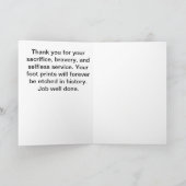 SoldierGirlグリーティングカード シーズンカード (内部)