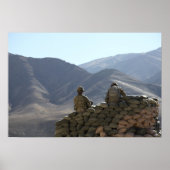 soldiers run communications equipment ポスター (正面)