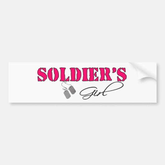 SoldiersGirl バンパーステッカー (正面)