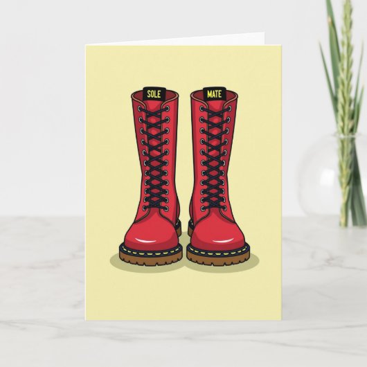 Sole Mate Love Boots Card カード (正面)