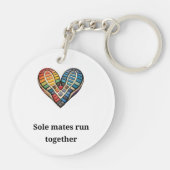 Sole mates run together キーホルダー (裏面)