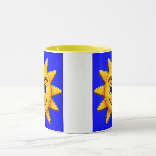 Soleil avec clin d'oeil マグカップ (中央)