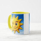  soleil ciel bleu マグカップ (正面左)