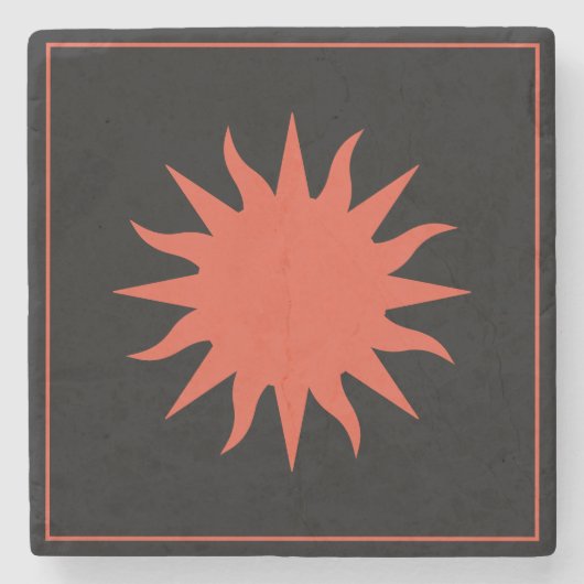 Soleil Sun Sonne ストーンコースター (正面)