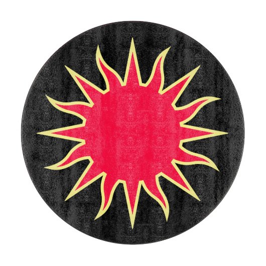 Soleil Sun Sonne Sole カッティングボード (正面)