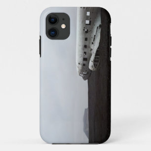 SólheimasandurのiPhoneの場合の衝突された飛行機 iPhone 11 ケース