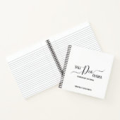 SOLI DEO GLORIA感謝パーソナライズされたジャーナル ノートブック (内部)