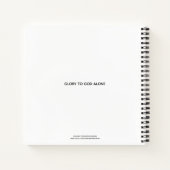 SOLI DEO GLORIA感謝パーソナライズされたジャーナル ノートブック (裏面)