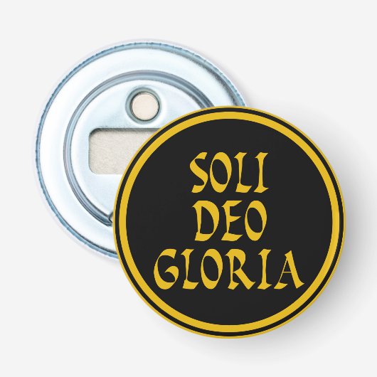 Soli Deo Gloria 栓抜き (正面)