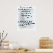 Soli Deo Gloria/神の栄光だけでも ポスター (キッチン)