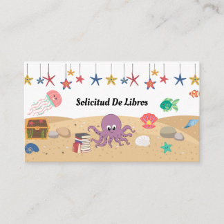 Solicitude Libros Para Bebe, Bajo El Mar エンクロージャーカード