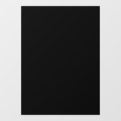 Solid Black Partial Transparent Design ウィンドウサイン (シート)