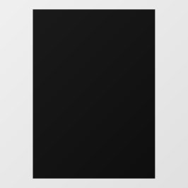 Solid Black Partial Transparent Design ウィンドウサイン