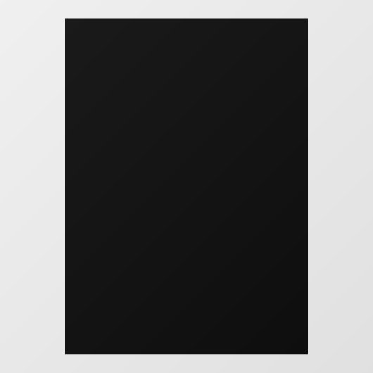 Solid Black Partial Transparent Design ウィンドウサイン (シート)