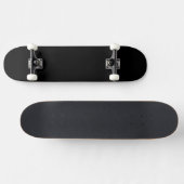 Solid Black Skateboard for Urban Street Style スケートボード (横)