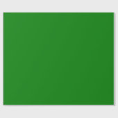 Solid bright green ラッピングペーパー (フラット)