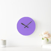 Solid Bright Lavender Purple Wall Clock ラウンド壁時計 (ホーム)