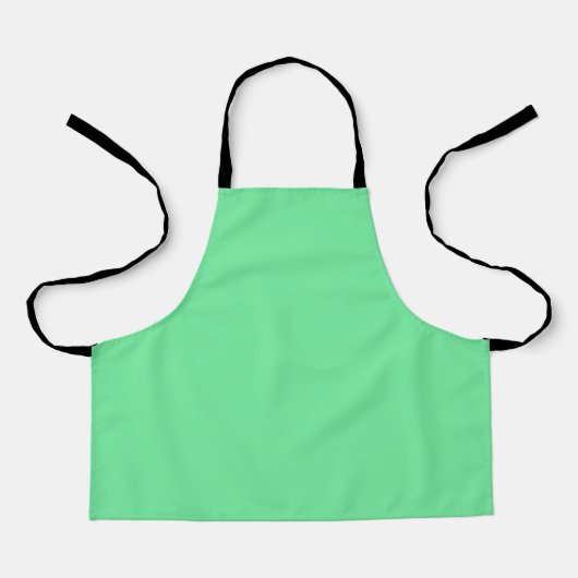 Solid Bright Lime Green Apron エプロン (正面)