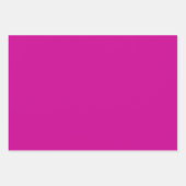 Solid Bright Magenta ラッピングペーパーシート (正面)