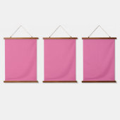 Solid Bright Pink Rose Triple Wall Tapestry Set 吊り下げ型タペストリー (トリプル)