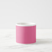 Solid Bright Rose Pink Espresso Cup エスプレッソカップ (正面)