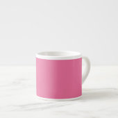 Solid Bright Rose Pink Espresso Cup エスプレッソカップ (正面右)