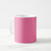 Solid Bright Rose Pink Mug コーヒーマグカップ (正面左)
