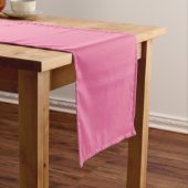 Solid Bright Rose Pink Table Runner ショートテーブルランナー (インサイチュ)