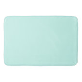 Solid cameo green mint soft turquoise バスマット (正面)