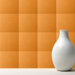 Solid carrot orange タイル<br><div class="desc">Trendy simple design in carrot orange solid color.</div>