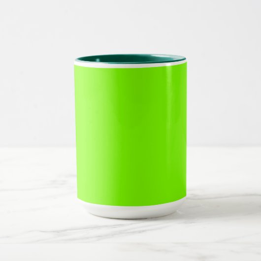 Solid Chartreuse Mug マグカップ (中央)