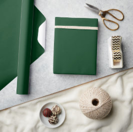 Solid color dark green ラッピングペーパー