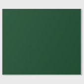 Solid color dark green ラッピングペーパー (フラット)