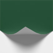 Solid color dark green ラッピングペーパー (角)