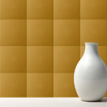 Solid color dark mustard brownish yellow タイル<br><div class="desc">Solid color dark mustard brownish yellow design.</div>