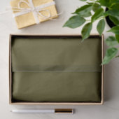 Solid Color Olive Green Bronzetone Gifting 薄葉紙 (ギフト)