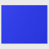 Solid color plain sapphire bright blue ラッピングペーパー (フラット)