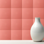 Solid color salmon coral タイル<br><div class="desc">Solid color salmon coral design.</div>