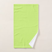 Solid color soft light lime green バスタオルセット (ハンドタオル)