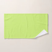 Solid color soft light lime green バスタオルセット (ハンドタオル)