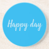 Solid Color Text Template  コースター (正面)