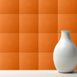 Solid color tiger orange タイル<br><div class="desc">Trendy simple design in tiger orange solid color.</div>