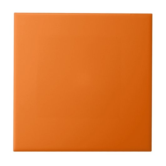 Solid color tiger orange タイル (正面)