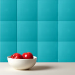 Solid color turquoise ocean blue タイル<br><div class="desc">Solid color turquoise ocean blue design.</div>