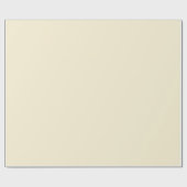 Solid cornsilk beige ラッピングペーパー (フラット)