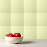Solid creamy pale yellow タイル<br><div class="desc">Solid creamy pale yellow design.</div>