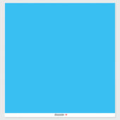 Solid Cyan Blue Background  シール (シート)