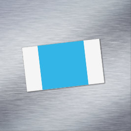 Solid Cyan Blue Background  マグネット名刺