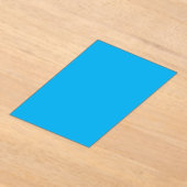 Solid Cyan Blue Background | Summer Minimal Style アクリル招待状 (レイダウン)