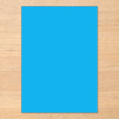 Solid Cyan Blue Background | Summer Minimal Style アクリル招待状 (正面)